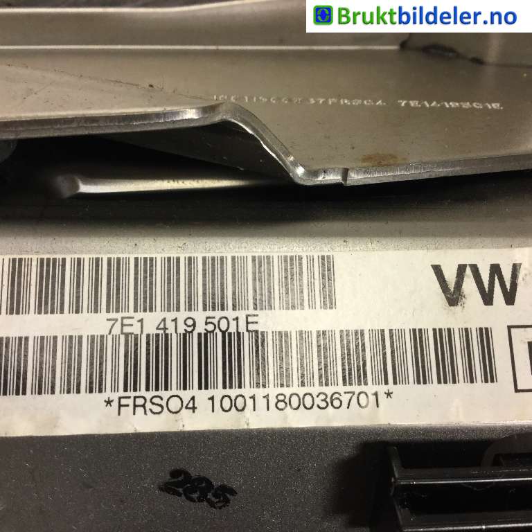 Rattaksel til VW Transporter / Caravelle 2009-2015 (Fase 2) (T5) (T5) (VOLKSWAGEN|7E1 419 501 E|)