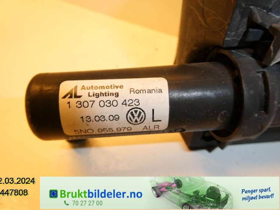 Lyktespylerdyse til VW Tiguan 2007-2011 (Type I, Fase 1)  (VOLKSWAGEN|5N0955979||5N0 955 979)