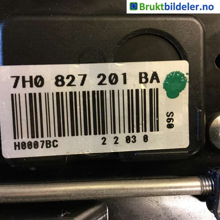 Diverse deler til VW Transporter / Caravelle 2009-2015 (Fase 2) (T5) (T5) (VOLKSWAGEN|7H0 827 201 BA|)