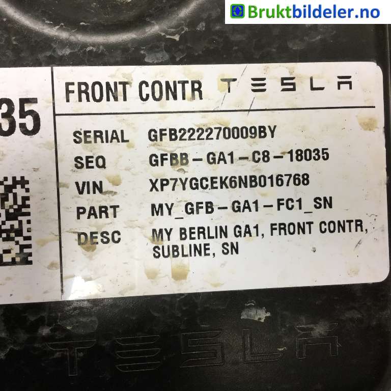 Styreenhet diverse til Tesla Model Y 2021-2024 (Type I) (1497327-00-B|)
