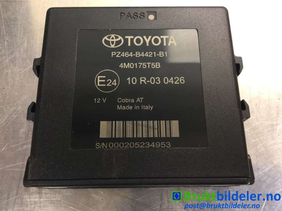 Styreenhet parkering til Toyota Verso 2009-2016 (Type III)  (TOYOTA|10 R-03 0426|)