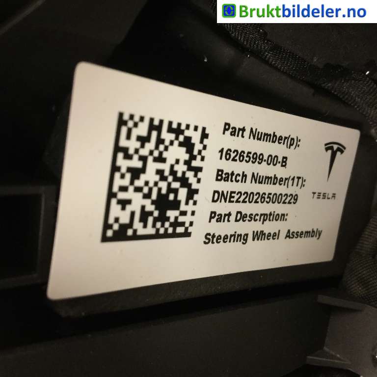 Ratt til Tesla Model Y 2021-2024 (Type I)  (1626599-00-B|)
