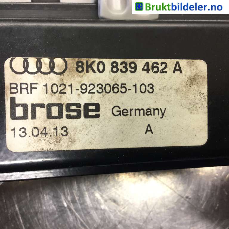 Ruteheis til Audi A4, Allroad 2009-2016 (Type I) (B8) (B8) (AUDI|8K0 839 462 A|)