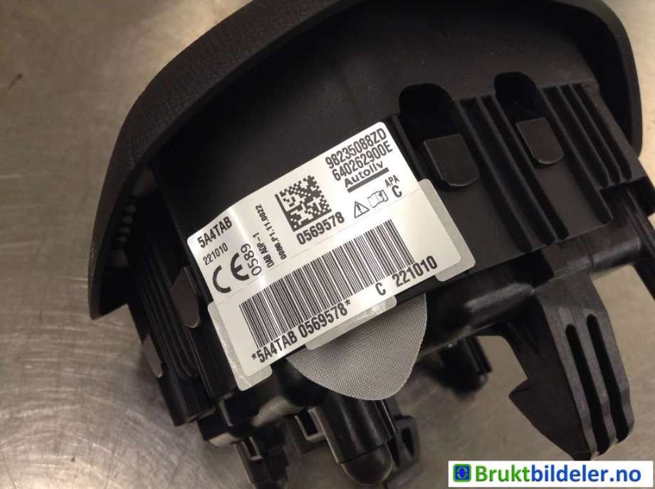 Airbag rattpute til DS DS3 Crossback 2019-->>  (DS|98235088ZD|640262900E|)