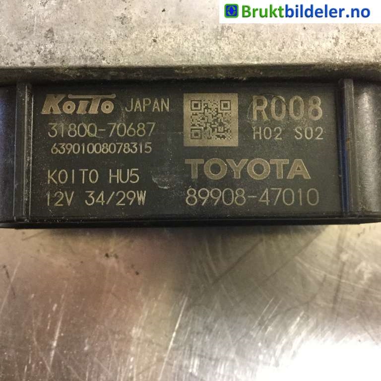Styreenhet xenon/ballast til Toyota Prius 2016-2023 (Type IV) (combi) (combi) (TOYOTA|89908-47010|31800-70687|)