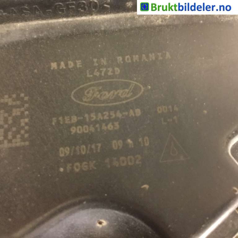 Tåkelykt høyre foran til Ford Focus 2014-2018 (Type III, Fase 2)  (FORD|F1EB-15A254-AB|90041463|)