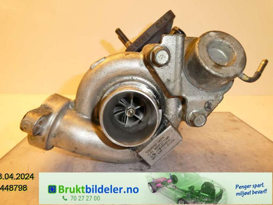Turbo til Peugeot Partner 2002-2008 (Type I, Fase 2)  (PEUGEOT|9662371080|TD025S2-06T4)