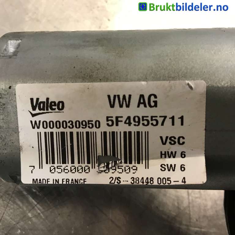 Viskermotor bakrute til Škoda Octavia 2013-2016 (Type III, Fase 1)  (SKODA|5F4 955 711|W000030950|)
