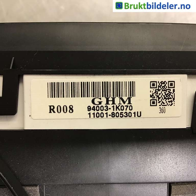 Instrumentpanel til Hyundai Ix20 2010-2017  (HYUNDAI|94003-1K070|11001-805301U|)