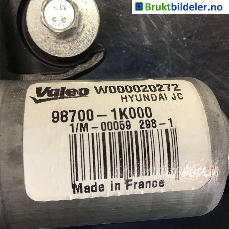Viskermotor bakrute til Hyundai Ix20 2010-2017  (HYUNDAI|98700 1K000|W000020272|)