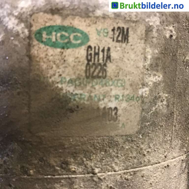 Aircondition kompressor til Hyundai Ix20 2010-2017  (HYUNDAI|97701 2K001|GH1A0226|)