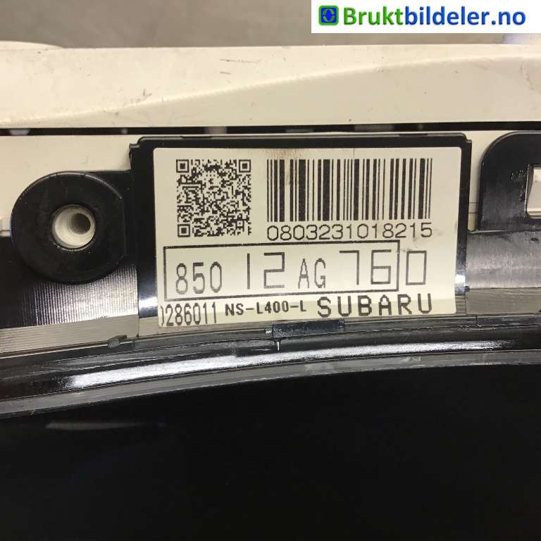 Instrumentpanel til Subaru Legacy 2003-2007 (Type IV, Fase 1)  (SUBARU|85012AG 760|)