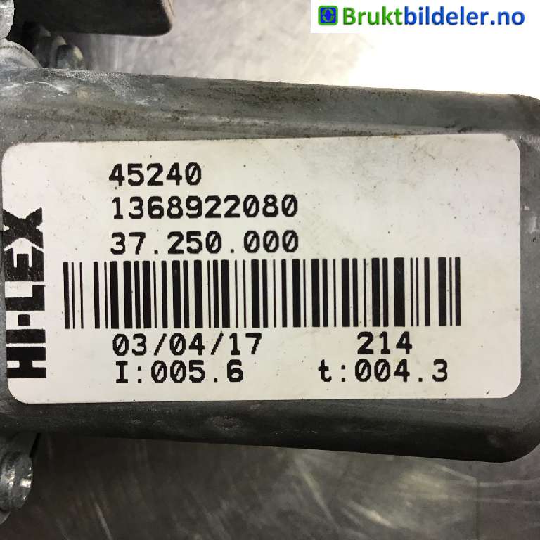 Ruteheis venstre foran til Peugeot Boxer 2014-->> (Type III, Fase 2)  (PEUGEOT|1650899280|)