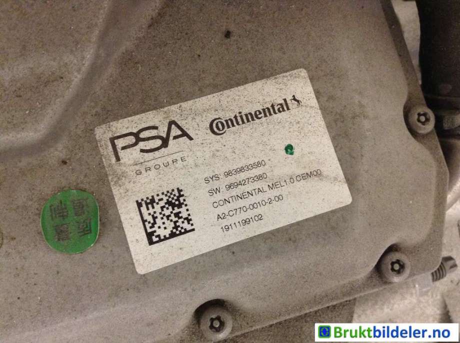 Motor elbil foran til Peugeot 208 2019-->> (Type II)  (PEUGEOT|16 732 148 80|ZK01|16 762 465 80)