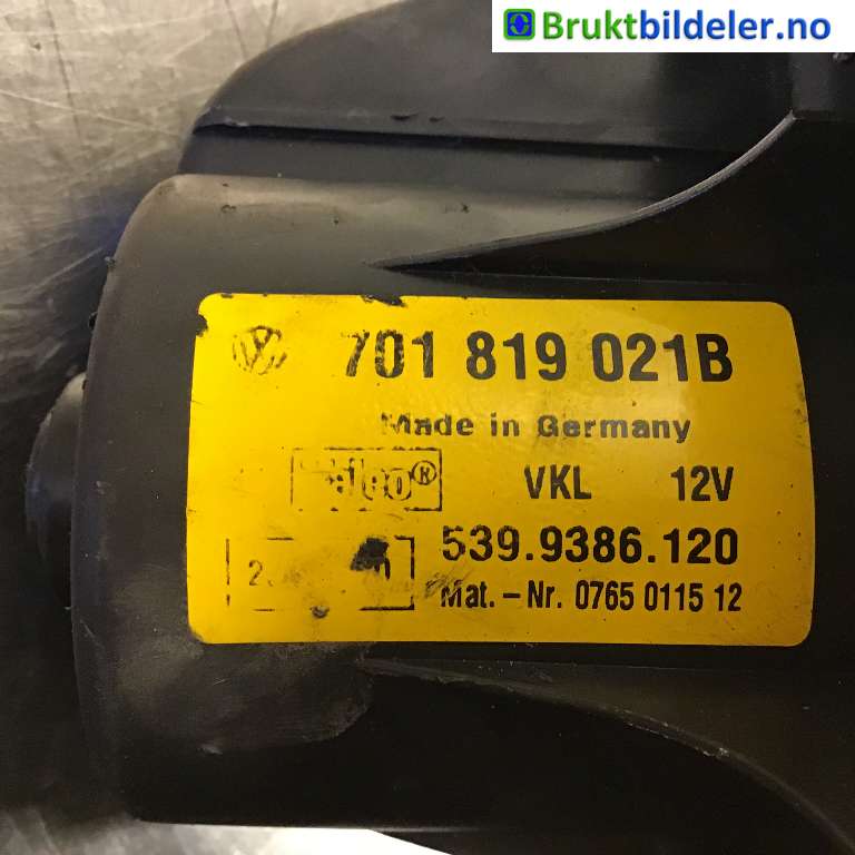 Varmeapparat motor til VW Transporter / Caravelle 1990-2003 (T4) (T4) (VOLKSWAGEN|701819021B|539.9386.120|)