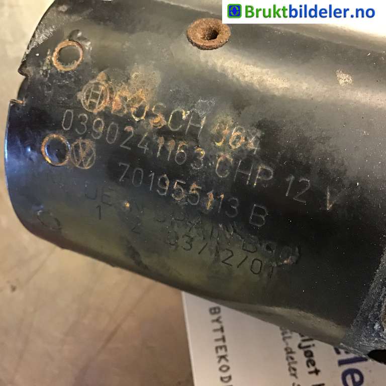 Viskermotor frontrute til VW Transporter / Caravelle 1990-2003 (T4) (T4) (VOLKSWAGEN|701 955 113 B|0 390 241 163 CHP|)