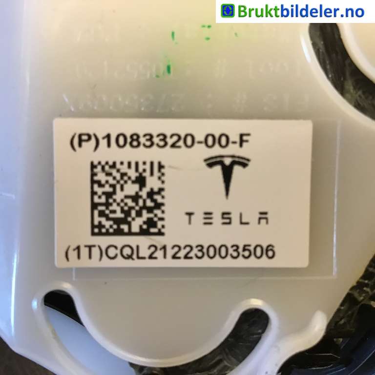 Dashbord friskluftdyse til Tesla Model 3 2018-2023 (Fase 1)  (TESLA|1083320-00-F|)