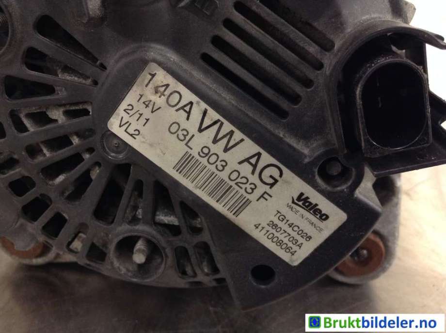 Dynamo til Škoda Yeti 2009-2013 (Fase 1)  (SKODA|03L 903 023 E|2607703A|TG14C026)