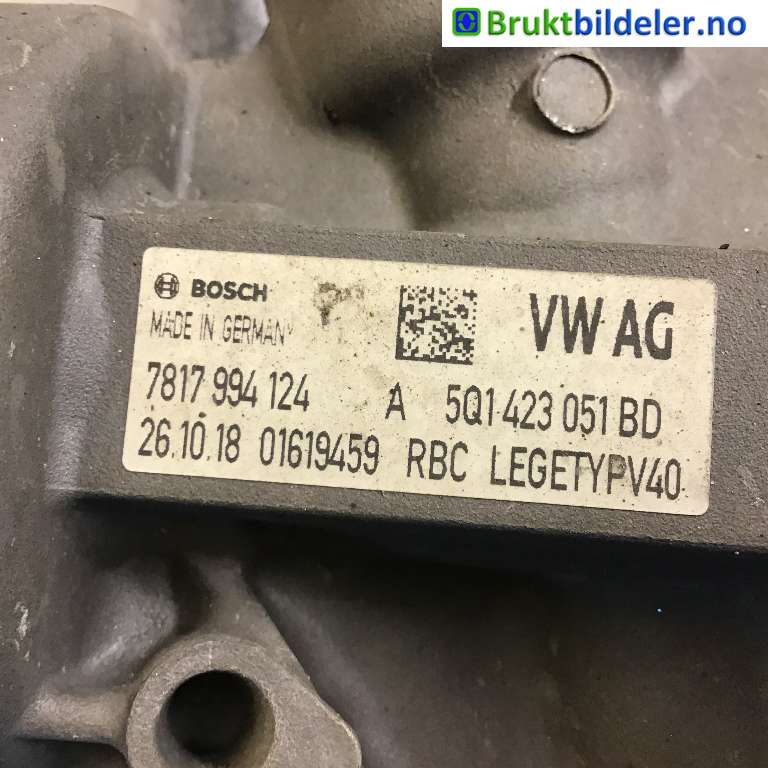 Tannstang elektrisk til Škoda Octavia 2017-2020 (Type III, Fase 2) (SKODA|5Q1 423 051 BD|7817 994124 A|)