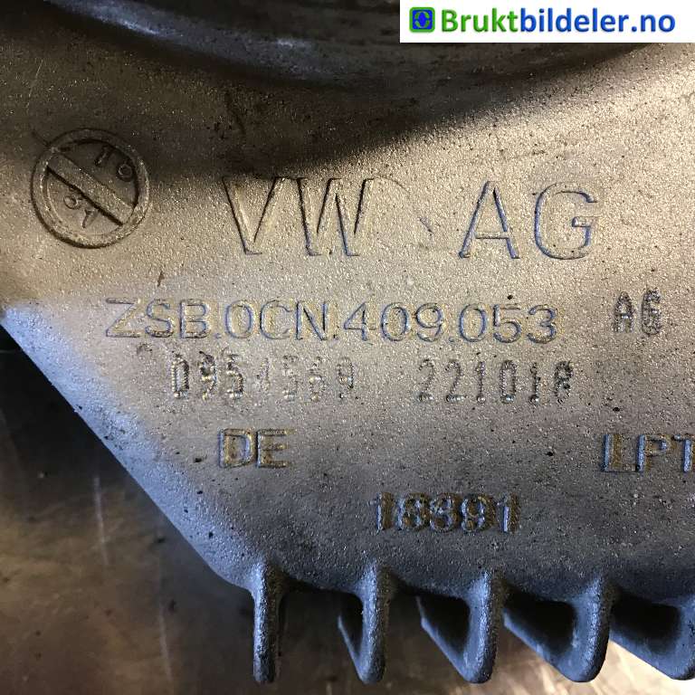 Girkasse 4WD fordelingskasse til Škoda Octavia 2017-2020 (Type III, Fase 2)  (SKODA|0CN 409 053 AG|RAV;SWR;TCZ;UAT|)