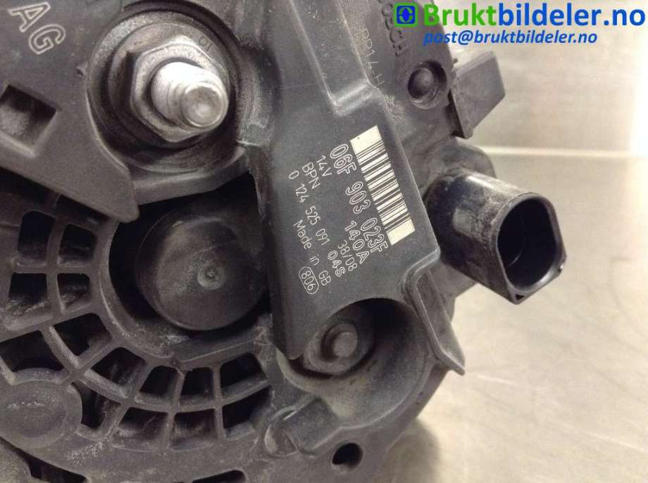 Dynamo til VW Golf VI 2008-2012  (VOLKSWAGEN|06F 903 023 F|0 124 525 091|)