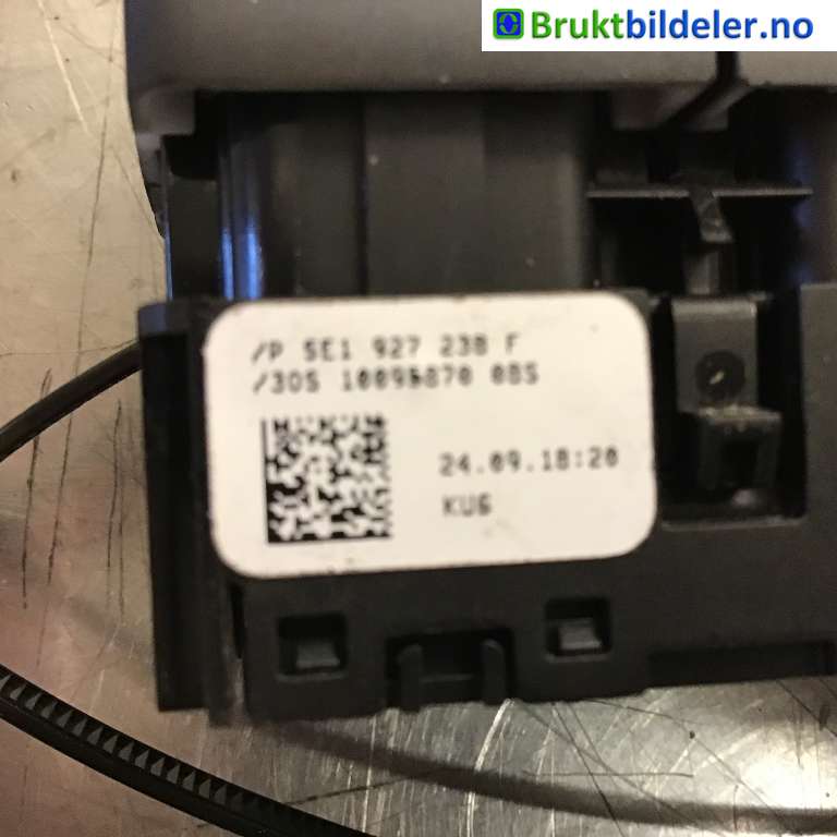 Bryter diverse til Škoda Octavia 2017-2020 (Type III, Fase 2) (SKODA|5E1 927 238 F|)
