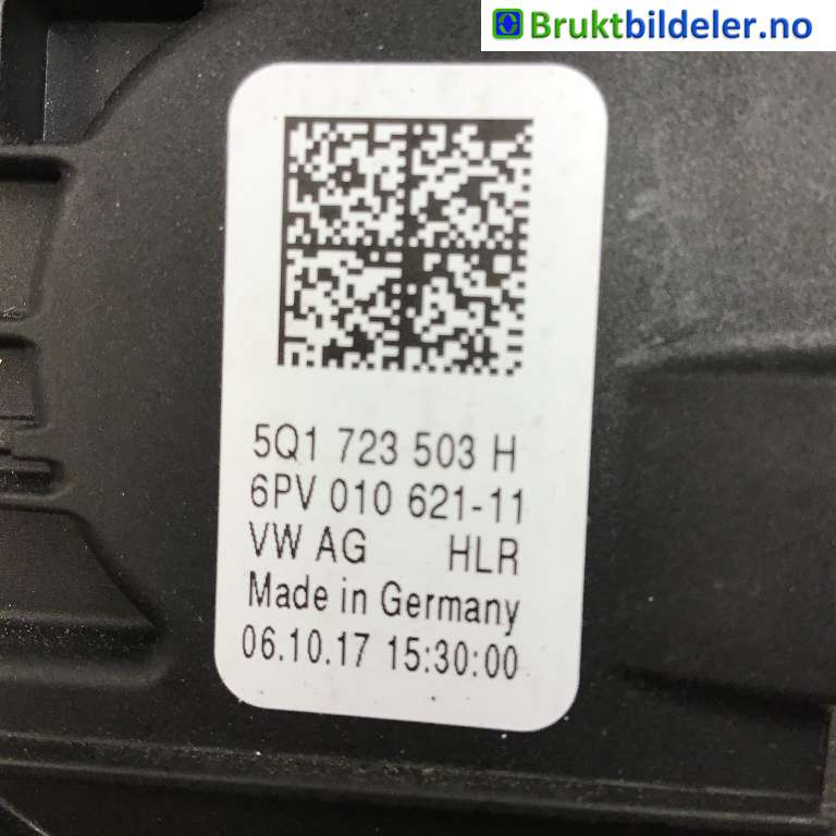 Pedal gass til Škoda Octavia 2017-2020 (Type III, Fase 2)  (SKODA|5Q1 723 503 H|)