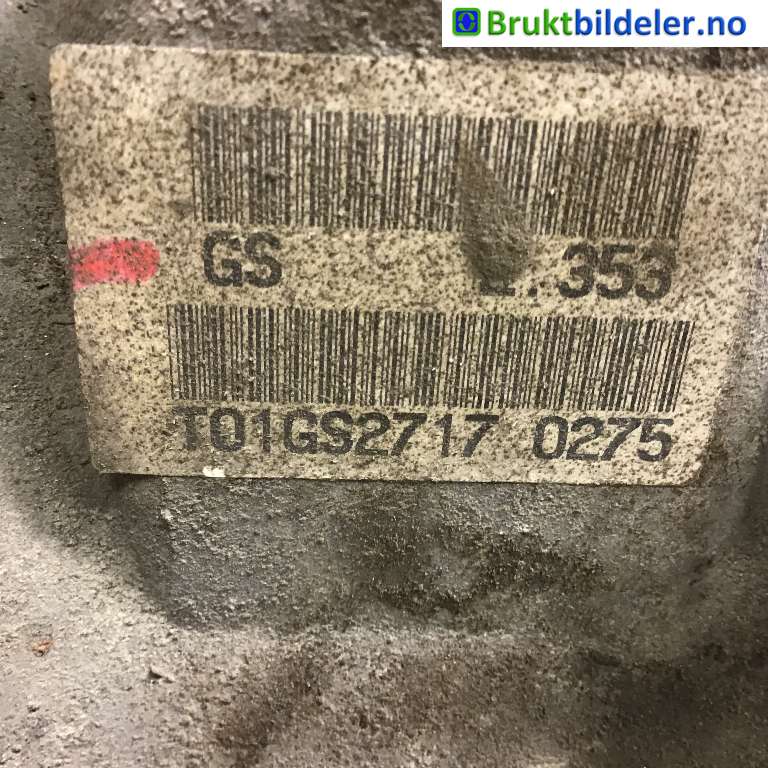 Kardang klokke bak til Mitsubishi Outlander 2007-2010 (Type II, Fase 1)  (MITSUBISHI|3501A114|)