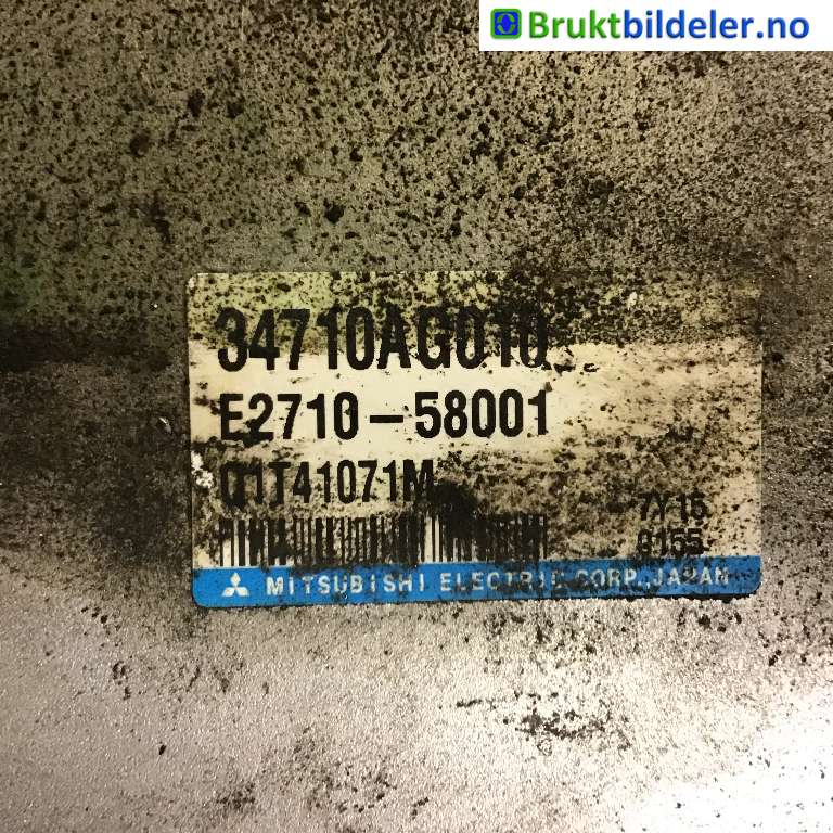 Styreenhet servo til Subaru Legacy 2007-2009 (Type IV, Fase 2) (SUBARU|34710AG010|)