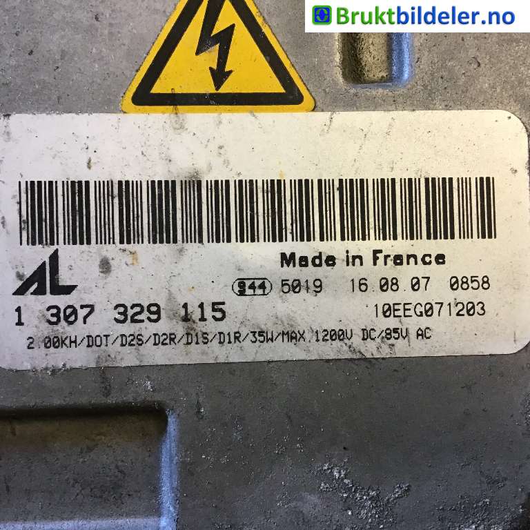 Styreenhet xenon/ballast til Audi A4 2004-2008 (Type III) (B7) (B7) (AUDI|8E0 907 391 B|1 307 329 115|)