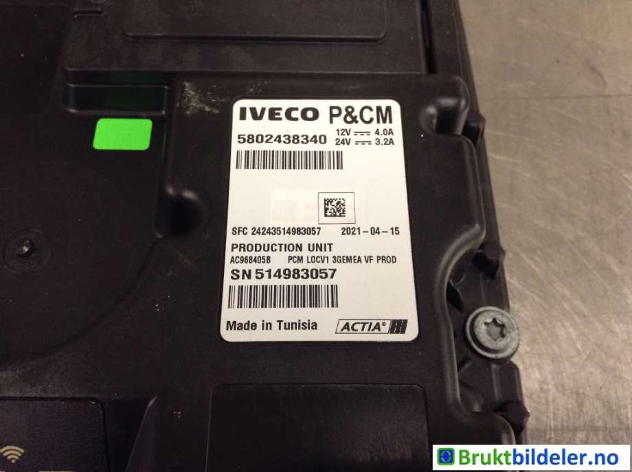 Styreenhet comfort (BCM) til Iveco Daily 2014-->> (Type VI)  (IVECO|5802438340|)