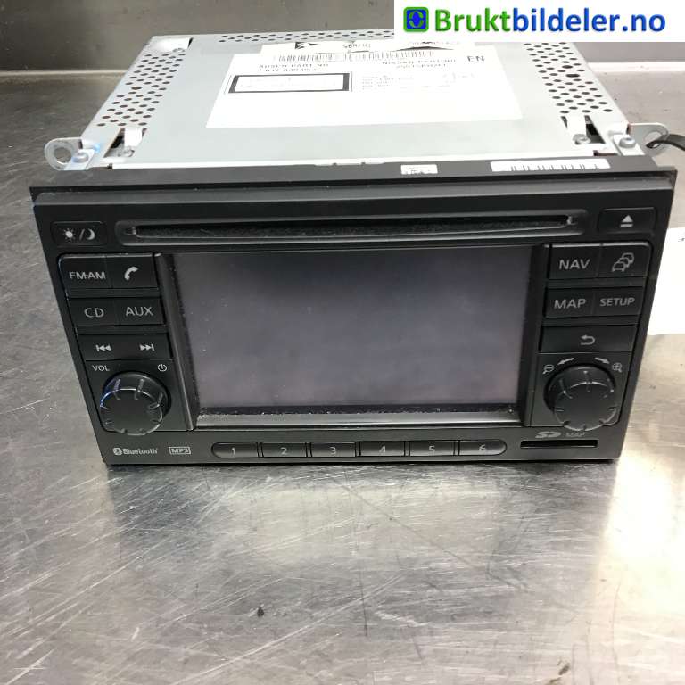 Bilstereo til Nissan Qashqai, 2010-2014 (Type I, Fase 2) (NISSAN|25915BH20C)