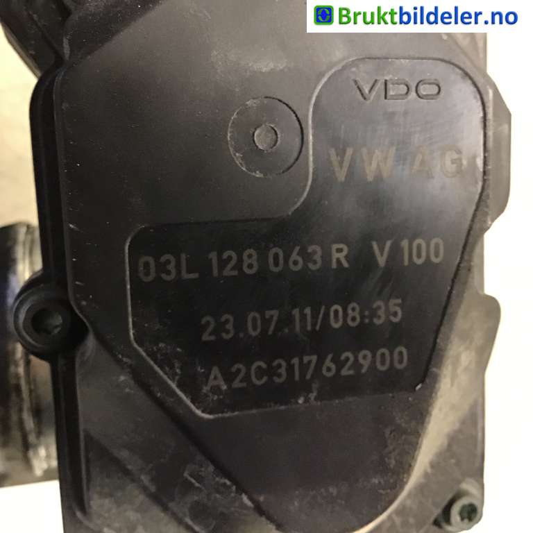 Spjeldhus til Audi A6 2011-2014 (Type IV, Fase 1) (C7) (C7) (AUDI|03L 128 063 R|A2C31762900|)