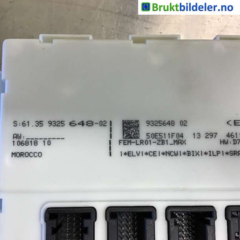 Styreenhet comfort (BCM) til BMW 3-Serie 2012-2018 (F30/F31/F34) (F30/F31/F34) (BMW|61 35 92325 648-02|)