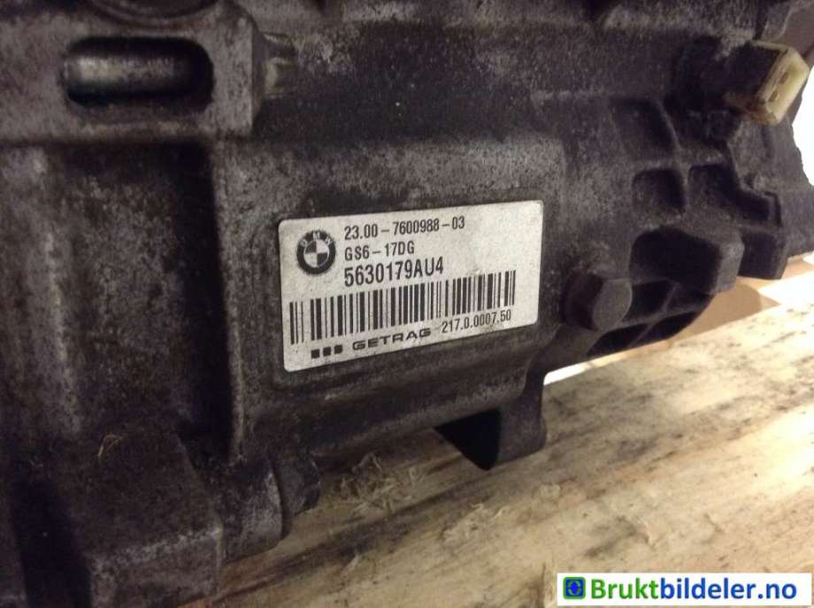 Girkasse manuell 6-trinn til BMW 3-Serie 2012-2018 (F30/F31/F34) (F30/F31/F34) (BMW|23 00 8 610 983|GS6-17DG - TBF2|23 00 7 600 988-03)