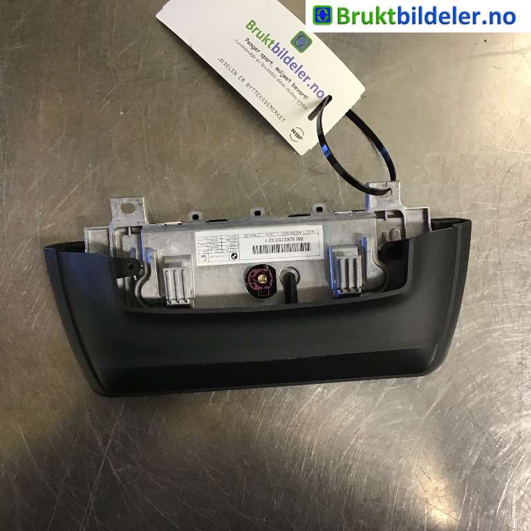 Multimedia display (MCU - Media Controller Unit) til BMW 3-Serie 2012-2018 (F30/F31/F34) (F30/F31/F34) (BMW|9 262 753 02 1|)