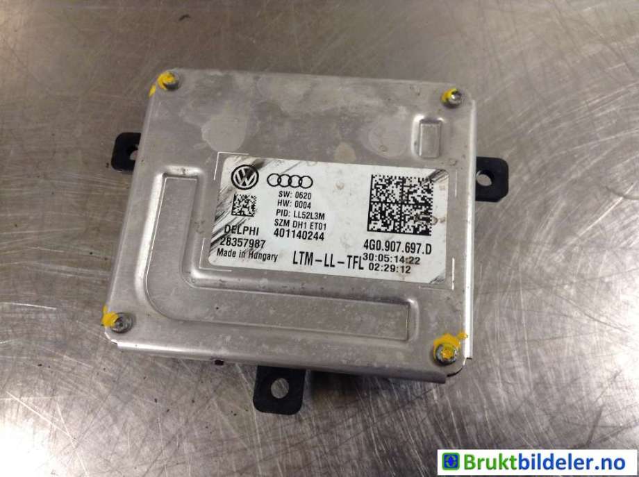 Styreenhet xenon/ballast til Škoda Octavia 2013-2016 (Type III, Fase 1)  (SKODA|4G0 907 697 D|28357987|)