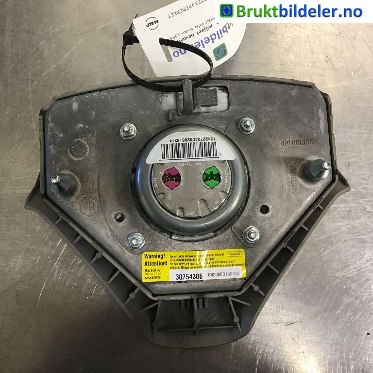 Airbag rattpute til Volvo XC90 2002-2006 (Type I, Fase 1)  (VOLVO|30754306|)