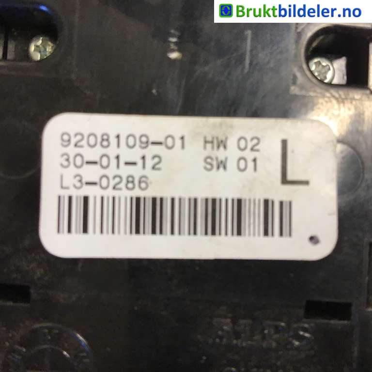 Bryter ruteheis til BMW 3-Serie 2012-2018 (F30/F31/F34) (F30/F31/F34) (BMW|9208109-01|)