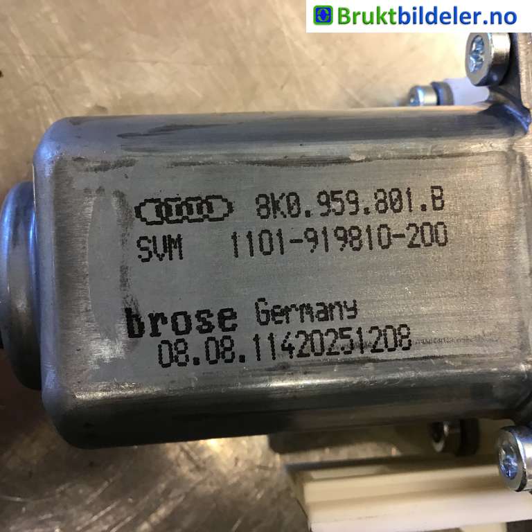 Ruteheis venstre foran til Audi A6 2011-2014 (Type IV, Fase 1) (C7) (C7) (AUDI|8K0 959 801 B|1101-919810-200|)