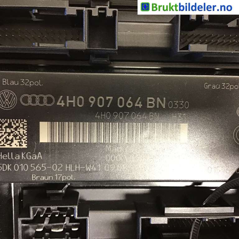 Styreenhet comfort (BCM) til Audi A6 2011-2014 (Type IV, Fase 1) (C7) (C7) (AUDI|4H0 907 064 BN|5DK 010 565-02|)