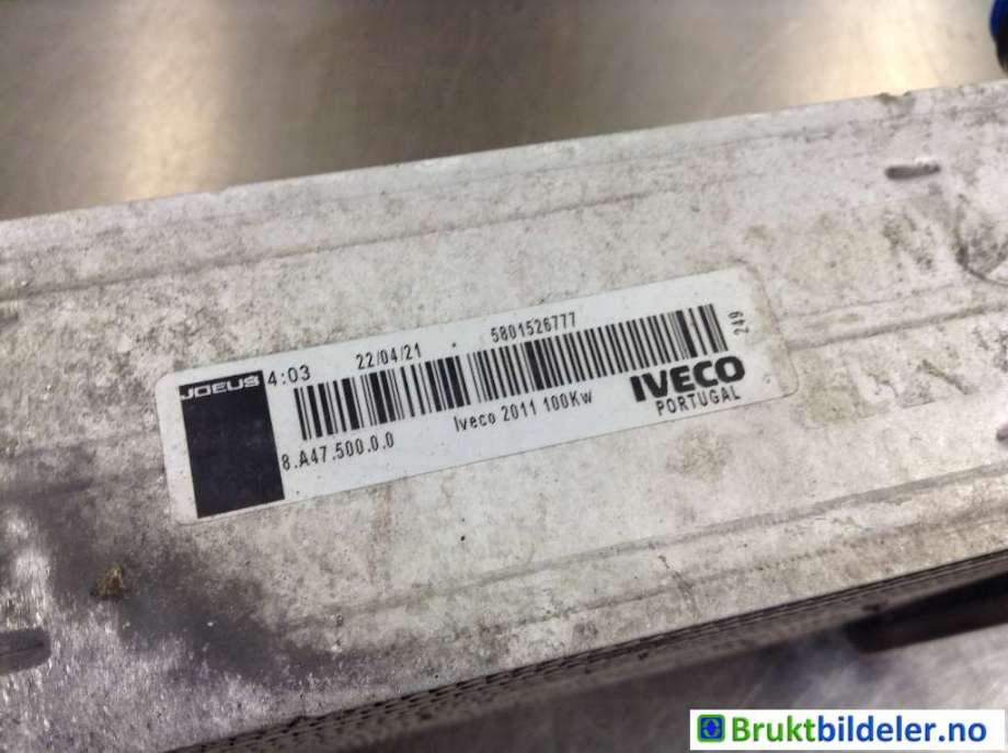 Intercooler til Iveco Daily 2014-->> (Type VI)  (IVECO|5801526777||500060718)
