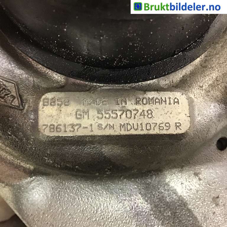 Turbo til Opel Insignia A 2009-2014  (OPEL|55570748|MDV10769 R|)