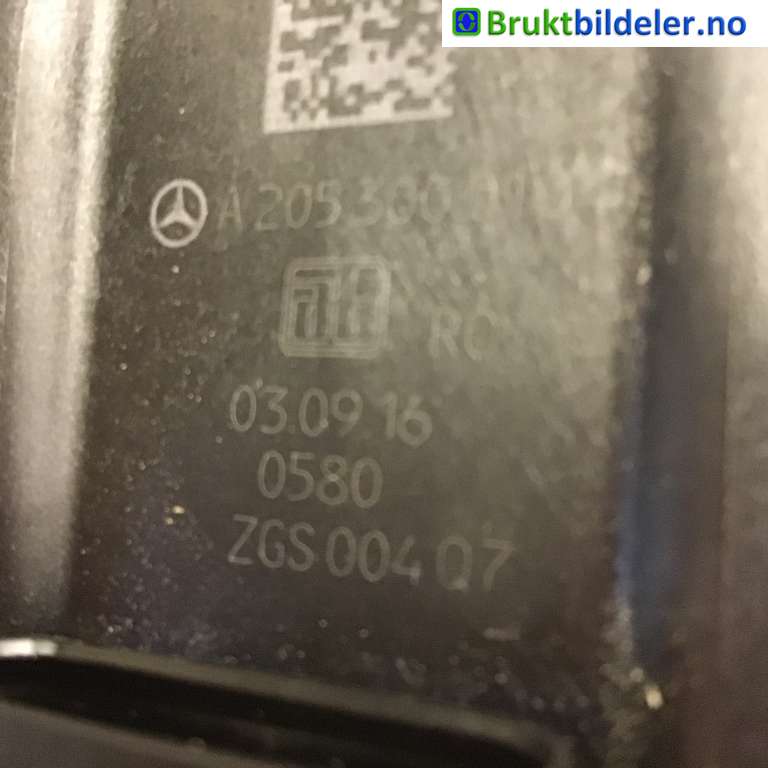 Pedal gass til Mercedes C-Klasse 2014-2018 (Fase 1) (W205) (W205) (MERCEDES|A 205 300 01 04|ZGS 004 07|)