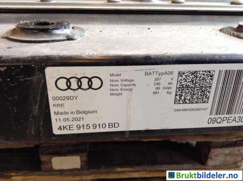 Batteripakke elbil til Audi e-tron 2018-->>  (AUDI|4KE 915 910 BD||4KE 915 253 F)