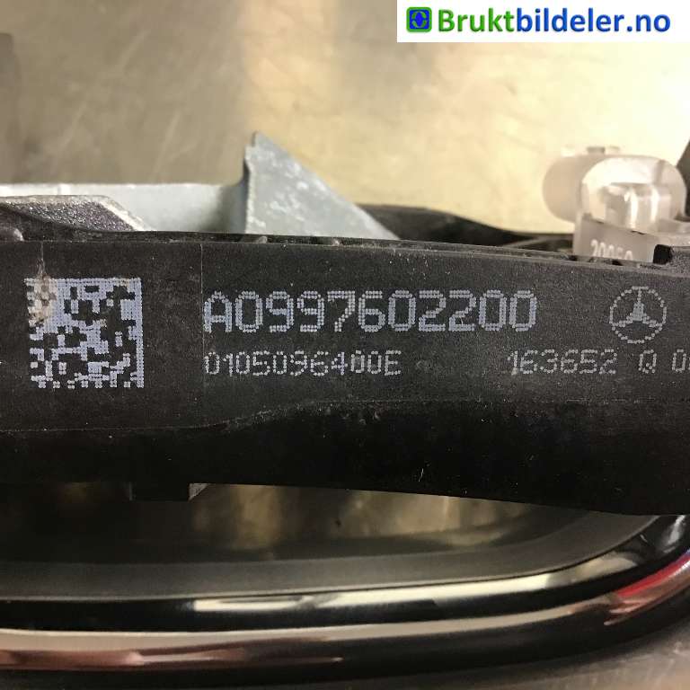 Dørhåndtak utv høyre bak til Mercedes C-Klasse 2014-2018 (Fase 1) (W205) (W205) (MERCEDES|A 099 760 22 00|)