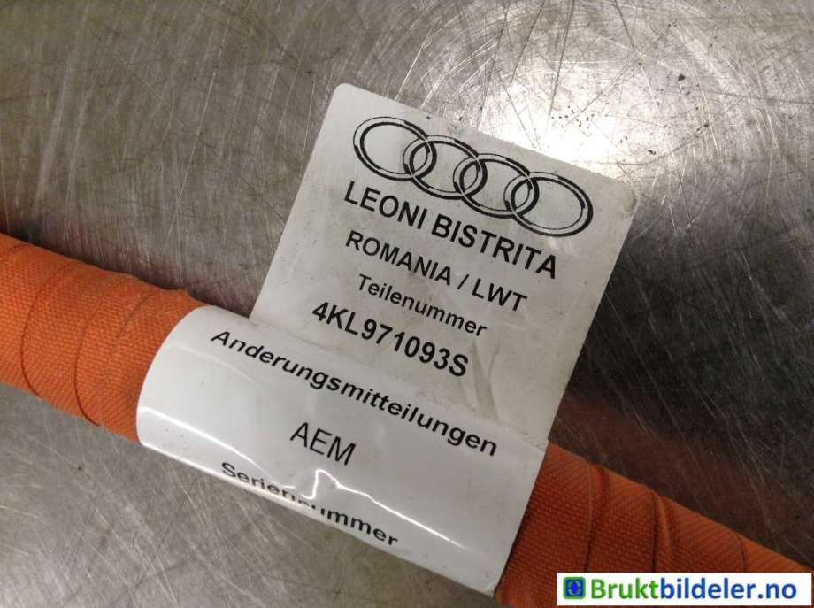 Batterilader (OBC - On Board Charger) til Audi e-tron 2018-->>  (AUDI|4KL 971 093 S|)