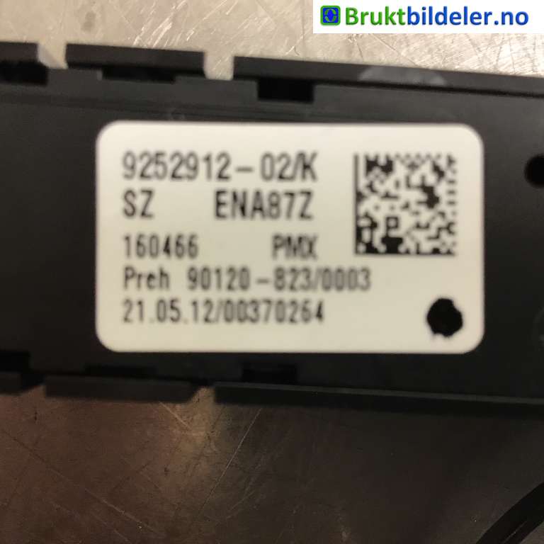 Bryter diverse til BMW 3-Serie 2012-2018 (F30/F31/F34) (F30/F31/F34) (BMW|9252912-02 K|160466|)