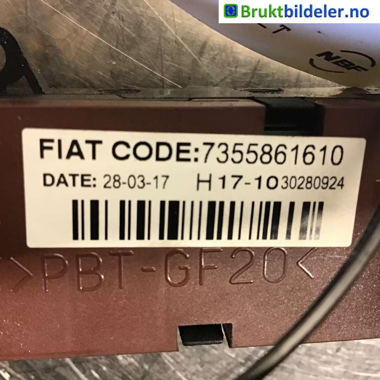 Bryter nødblink til Peugeot Boxer 2014-->> (Type III, Fase 2)  (PEUGEOT||7355861610)