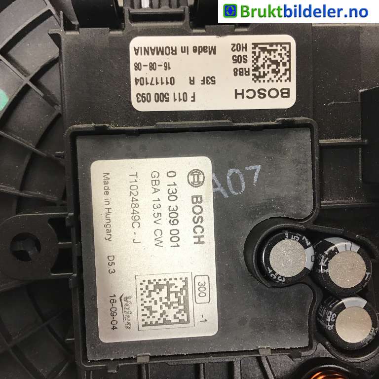 Varmeapparat motor til Mercedes C-Klasse 2014-2018 (Fase 1) (W205) (W205) (MERCEDES|A 099 906 03 12|F 011 500 093|0 130 309 001)